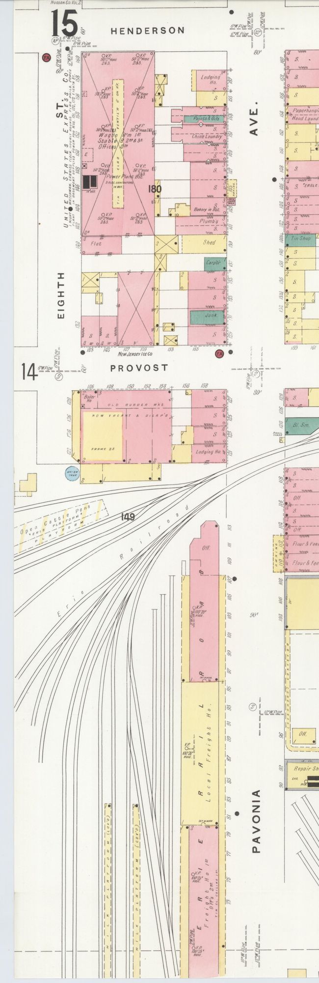 Historical insurance map for 142 Pavonia Avenue, Jersey City