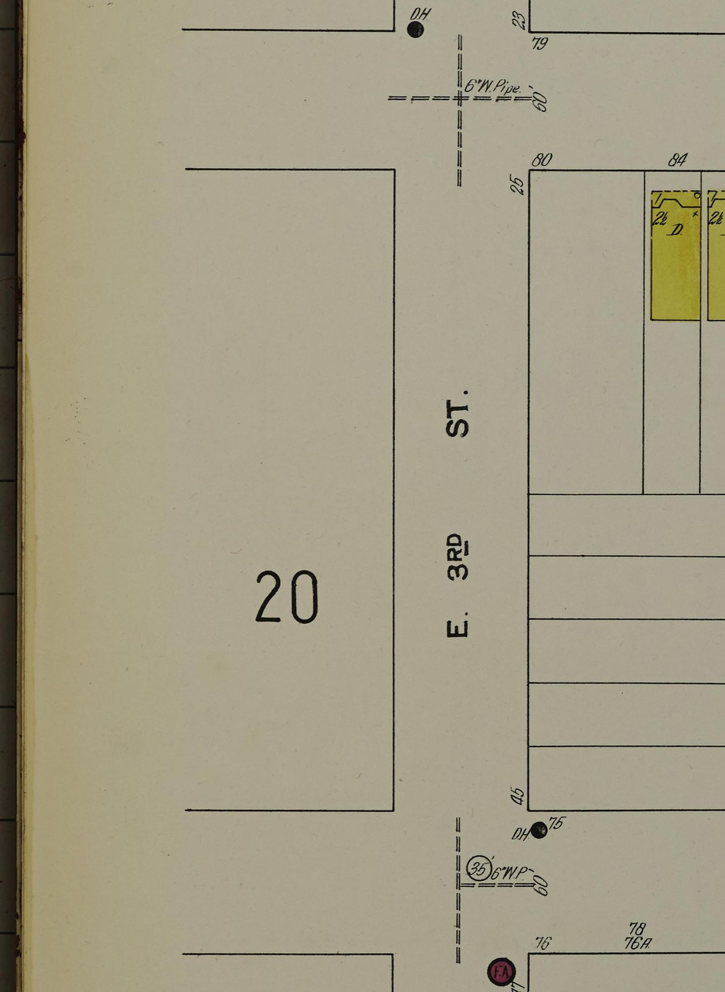 Historical insurance map for 27 East 3rd Street, Bayonne