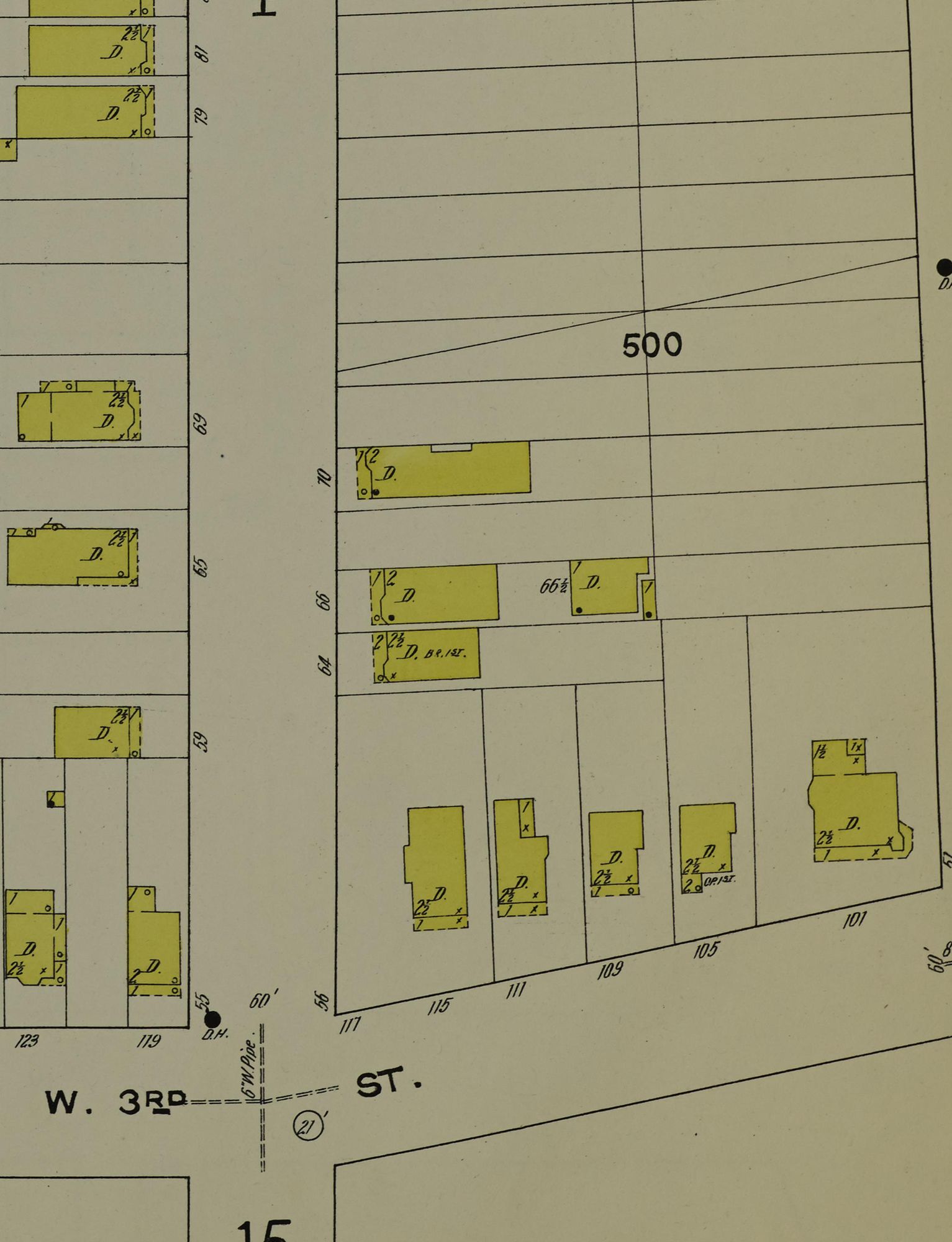 Historical insurance map for 70 Humphrey Avenue, Bayonne